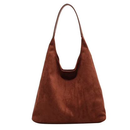Vintage Suede Tote Bag for Women