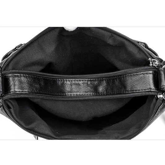 Luxury Vintage Soft Leather Crossbody Handbag