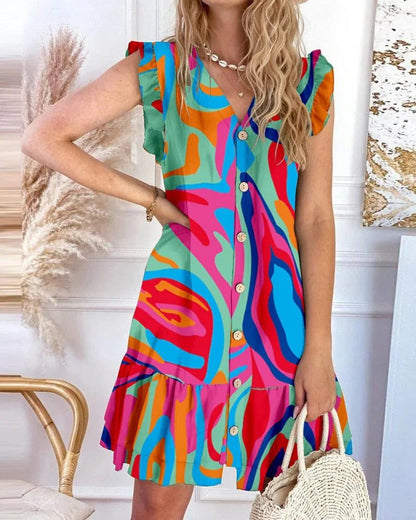 Trendy Boho Ruffle Summer Dresses for Women