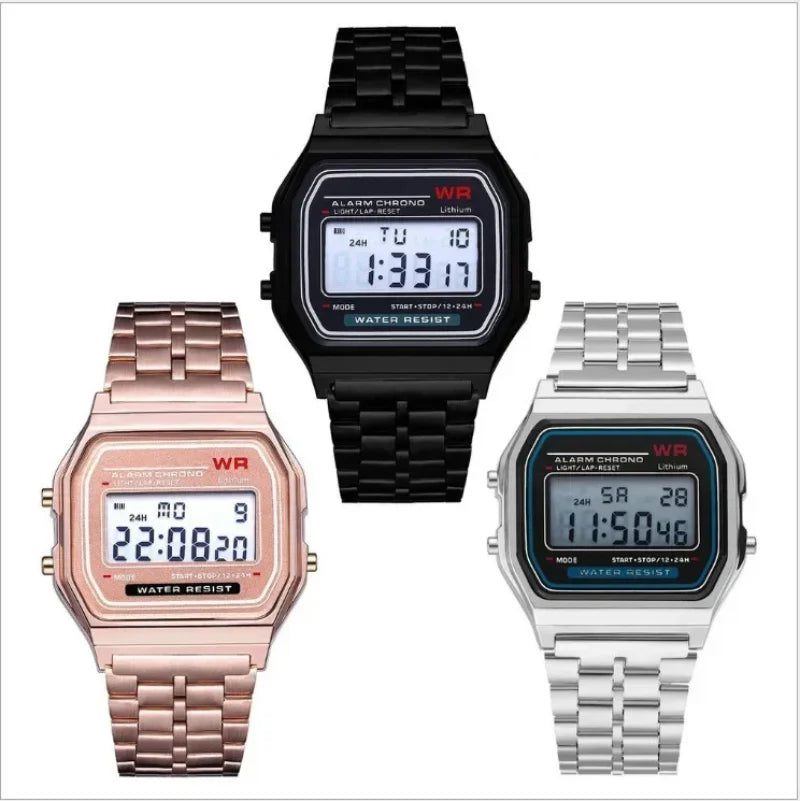 Vintage LED Digital Unisex Sports Wristwatch