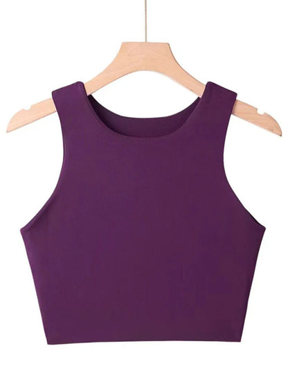Sexy Slim Sleeveless Nylon Tank Tops Women