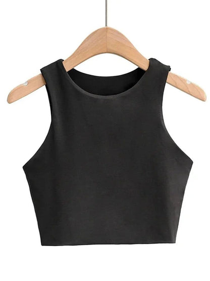 Sexy Slim Sleeveless Nylon Tank Tops Women