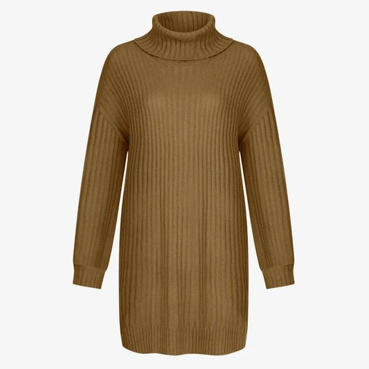 Trendy Women’s Mid-Length Sweater Dress