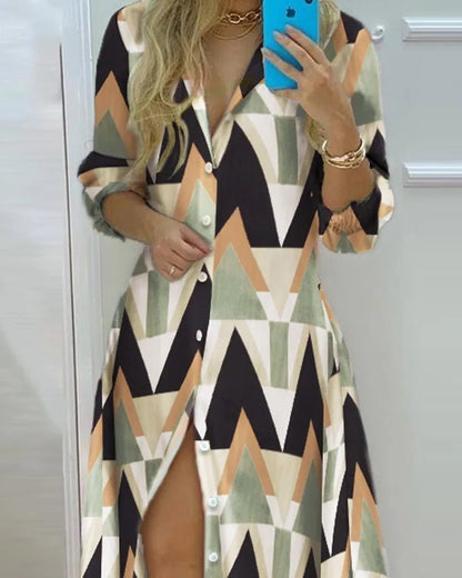 2024 Women's Sexy Polo Neck Dress Shirts