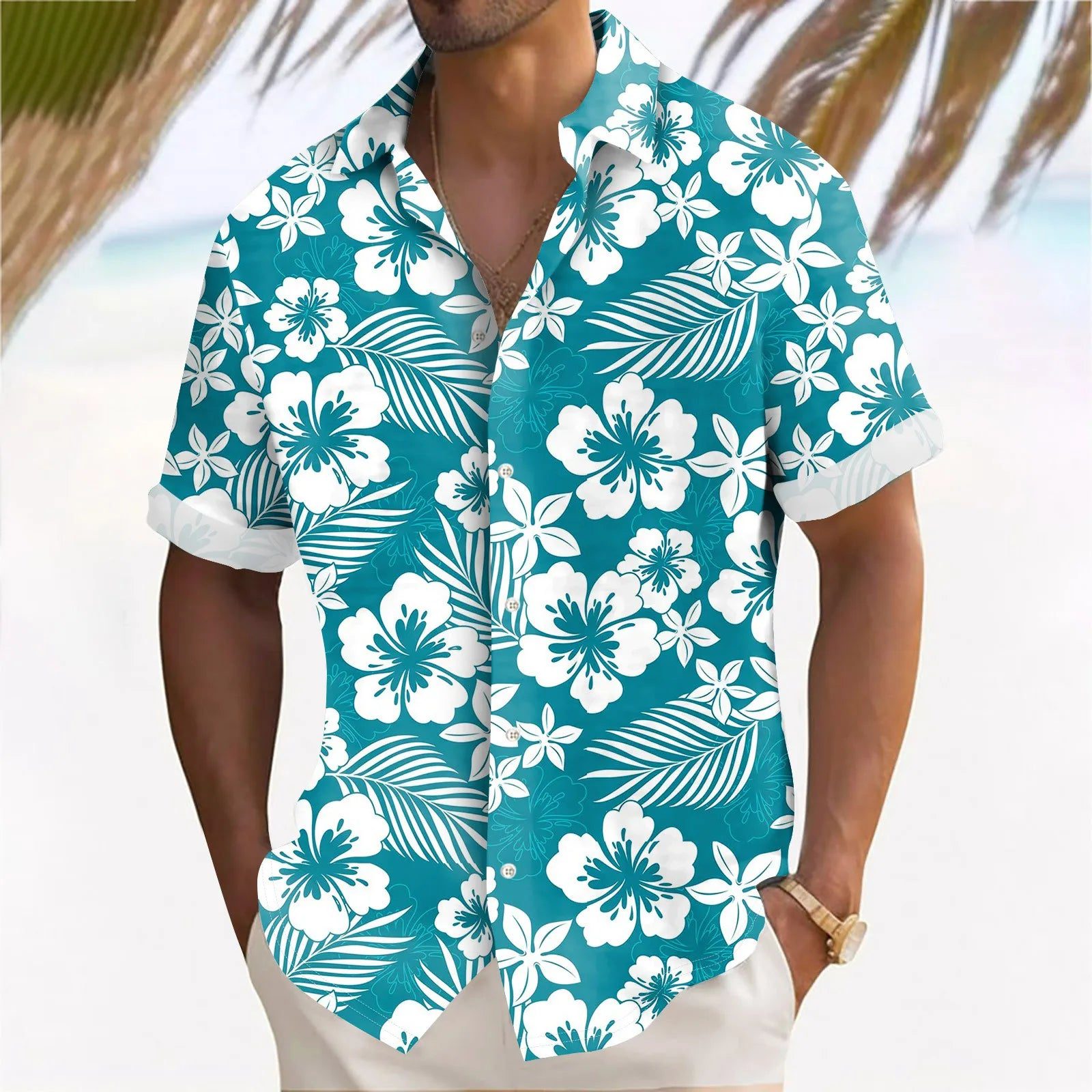 Men's Hawaiian Beach Shirts for Summer 2024