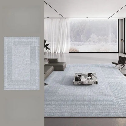 High-End Waterproof Stripe Rug for Living Room