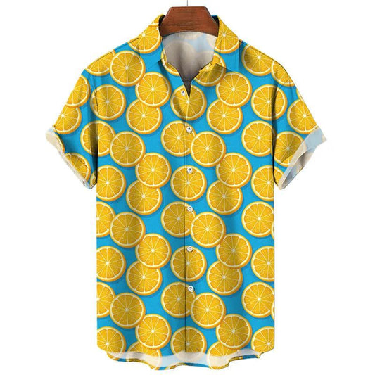 Men's Hawaiian Shirts: Cool 2D Fruit Prints