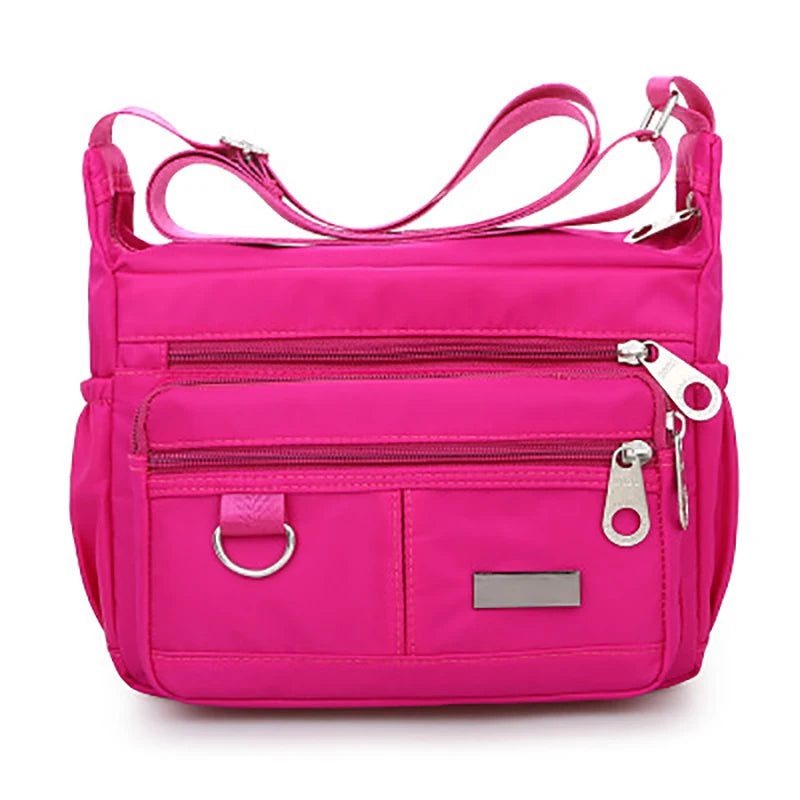 Waterproof Multi-Pocket Crossbody Handbag for Women