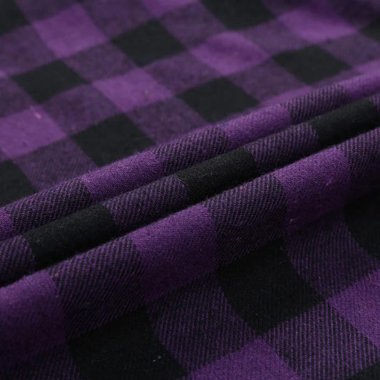 Men's Slim-Fit Flannel Plaid Shirt - Comfortable