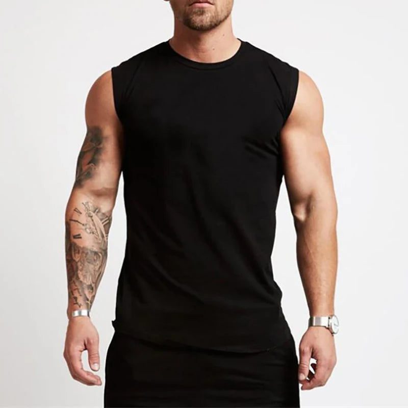 Men's Sleeveless Workout Tank Top for Fitness