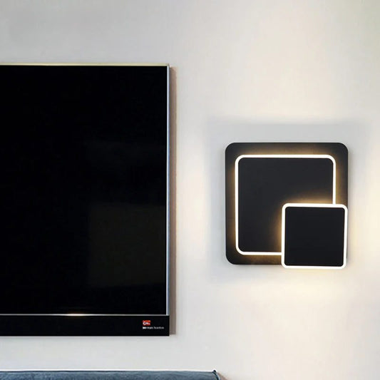 Adjustable 360° Minimalist Wall Lamp for Living Room