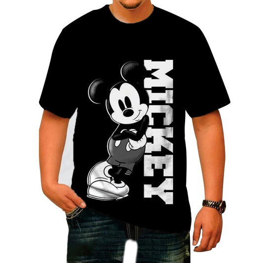 Men's Casual Mickey Mouse Summer T-Shirt