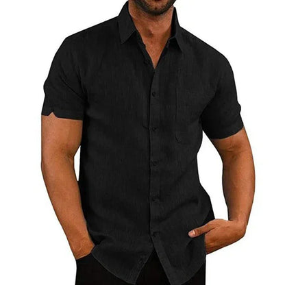 Men's Casual Summer Cotton Linen Shirts