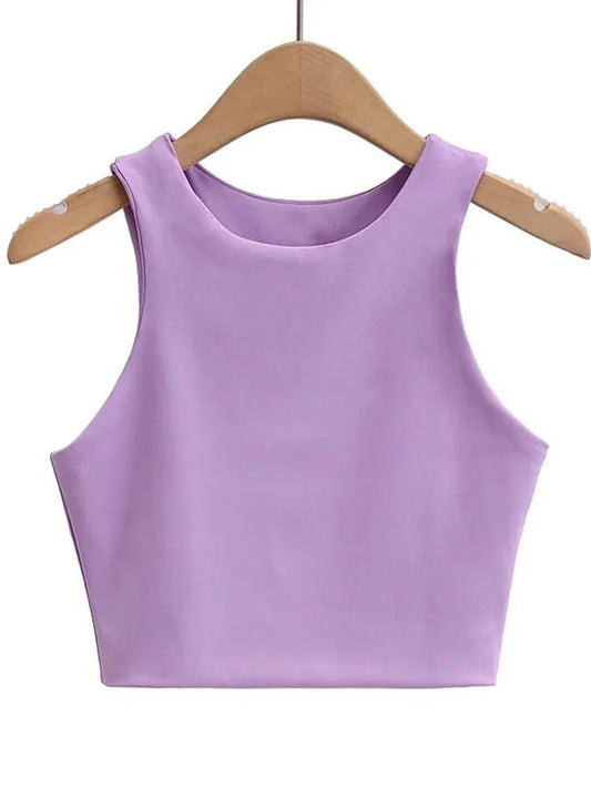 Sexy Slim Sleeveless Nylon Tank Tops Women