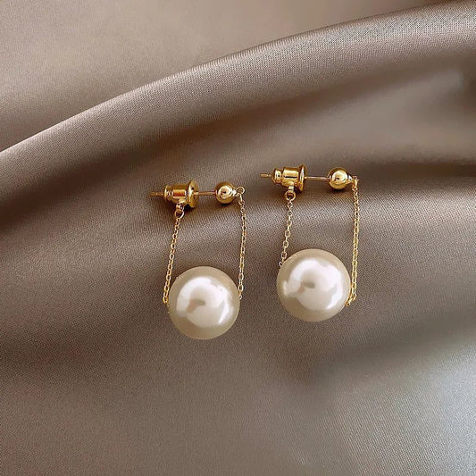 Elegant Pearl Drop Earrings for Women