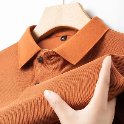 Men's Cotton Polo Shirt for Summer Sports