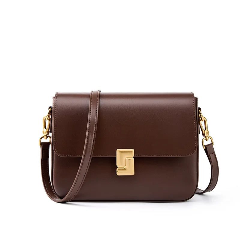 Genuine Leather Crossbody Bag for Women