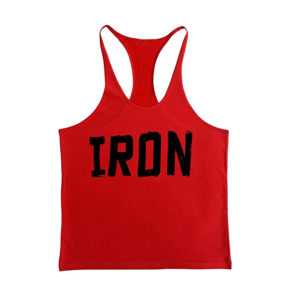 Men's Cotton Workout Tank Top for Bodybuilding