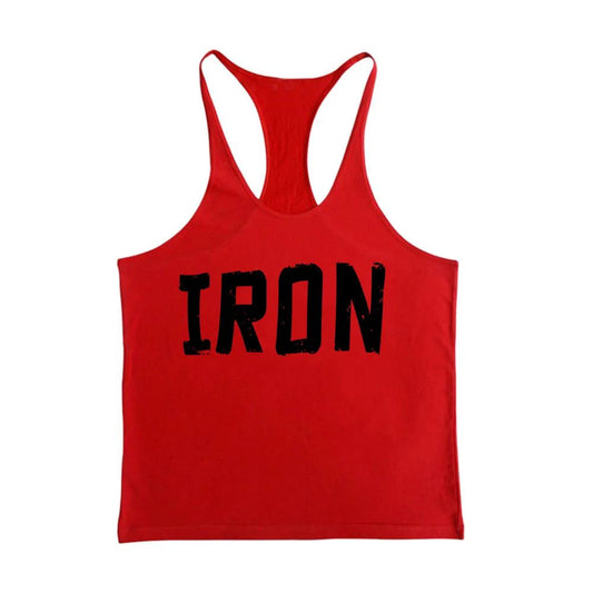 Men's Cotton Workout Tank Top for Bodybuilding