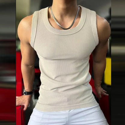 Men's Slim Fit Ribbed Tank Tops Summer