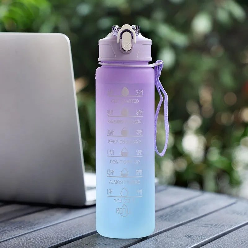 Large Capacity Gradient Color Sports Cup