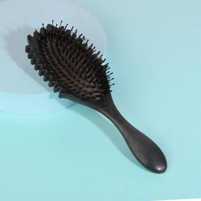 Detangling Boar Bristle Brush for Curly Hair
