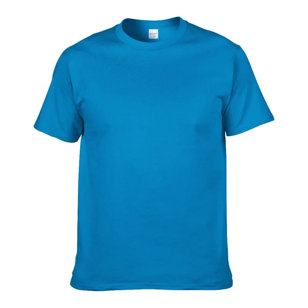 High Quality Men's Cotton Solid Color T-Shirt