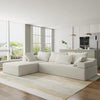 Modular Chenille Cloud Sofa for Living Room