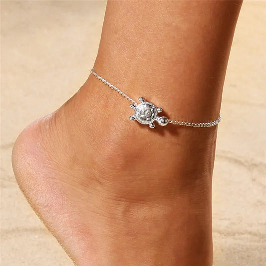 Waterproof Double-Layer Gold Anklets for Women