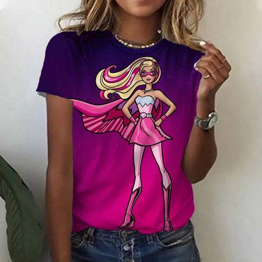 Kawaii Summer Princess T-Shirt for Women