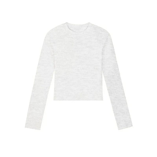 Trendy Long Sleeve Cotton T-Shirts for Women