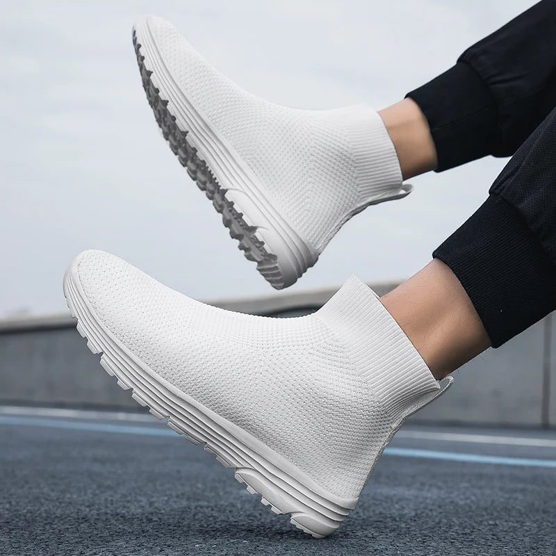 Trendy Unisex Mesh Sock Sneakers for Sports