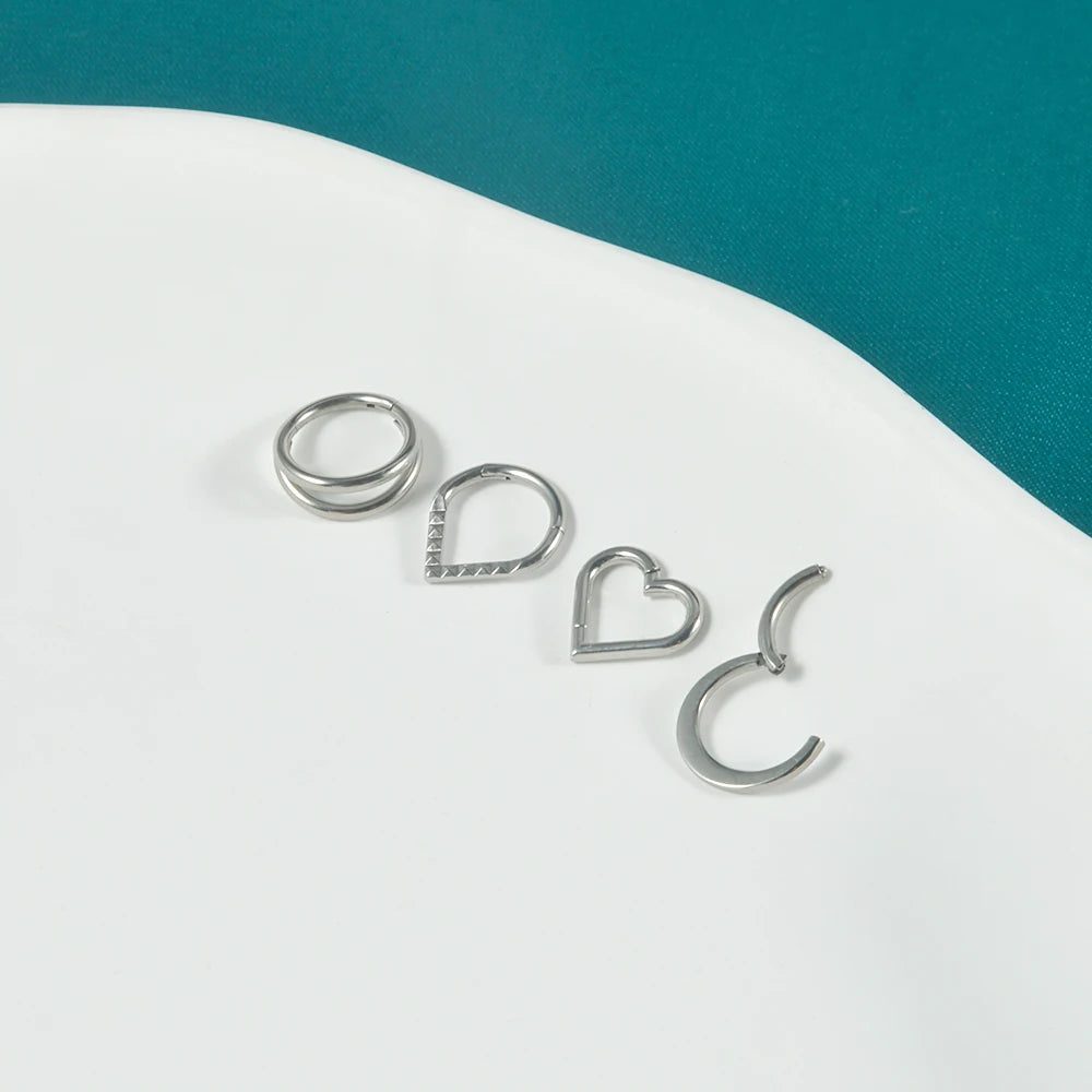 Unique Surgical Steel Septum Clicker Jewelry