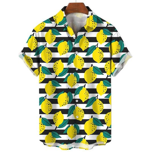 Men's Hawaiian Shirts: Cool 2D Fruit Prints