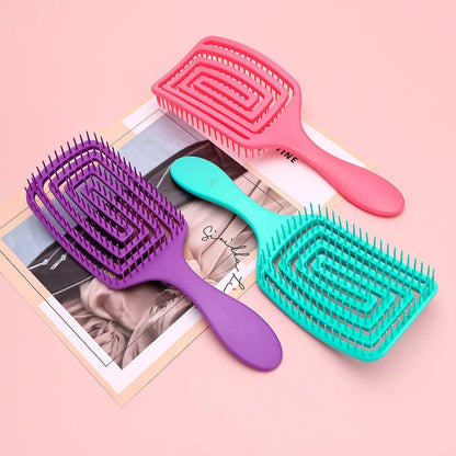 4 Colors Wet Hair Brush for Styling