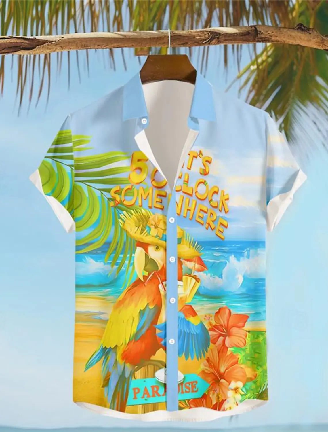 Men's Hawaiian 3D Printed Summer Shirt