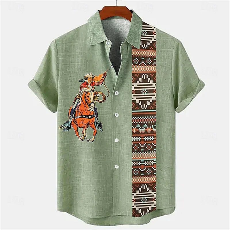 Lightweight Linen Short Sleeve Shirts for Men