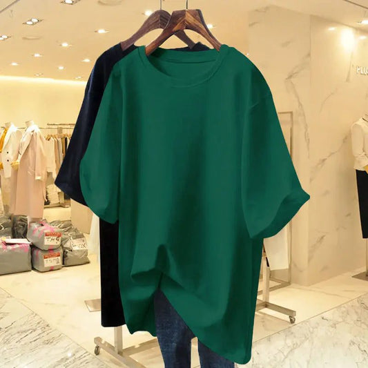 Trendy Oversized Cotton T-Shirts for Women