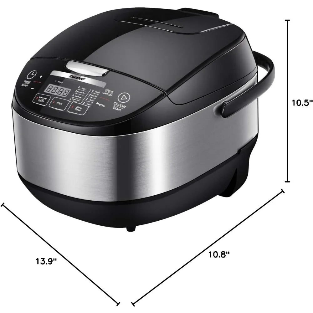 Large Fuzzy Logic Rice Cooker with 11 Presets