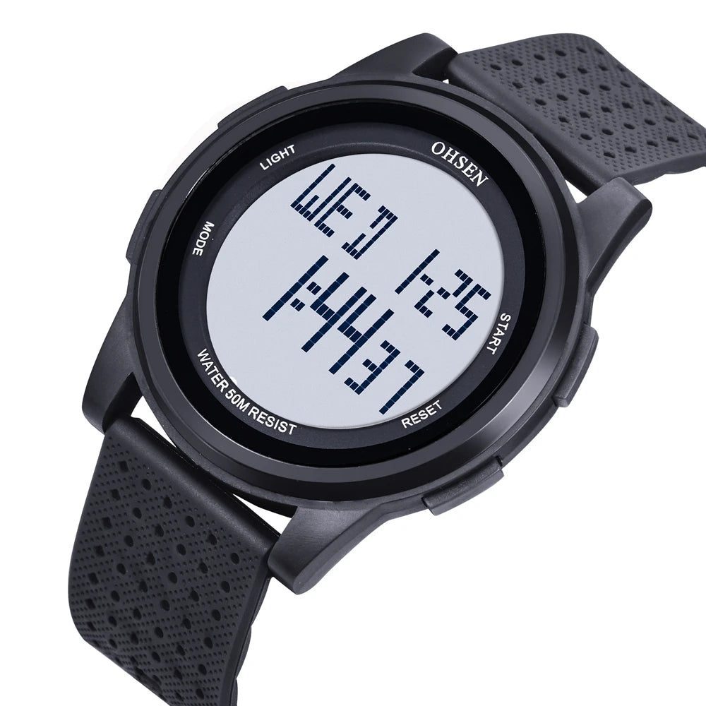 Unisex Waterproof LED Fashion Sport Watches