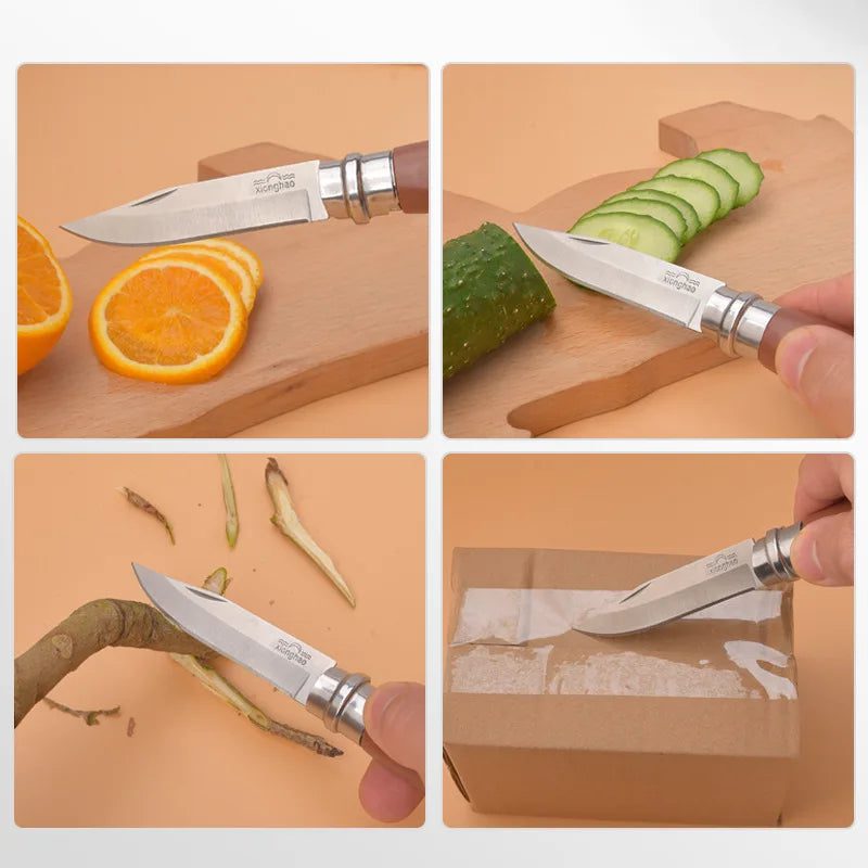 Portable Folding Paring Knife for Effortless Slicing