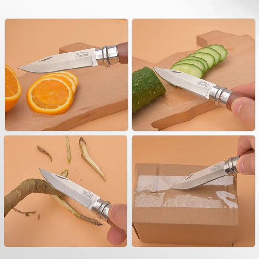 Portable Folding Paring Knife for Effortless Slicing