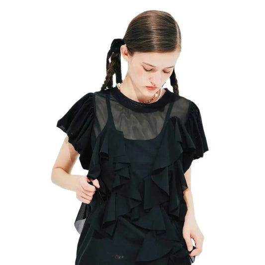 2024 Summer Women's Breathable Lace T-Shirt