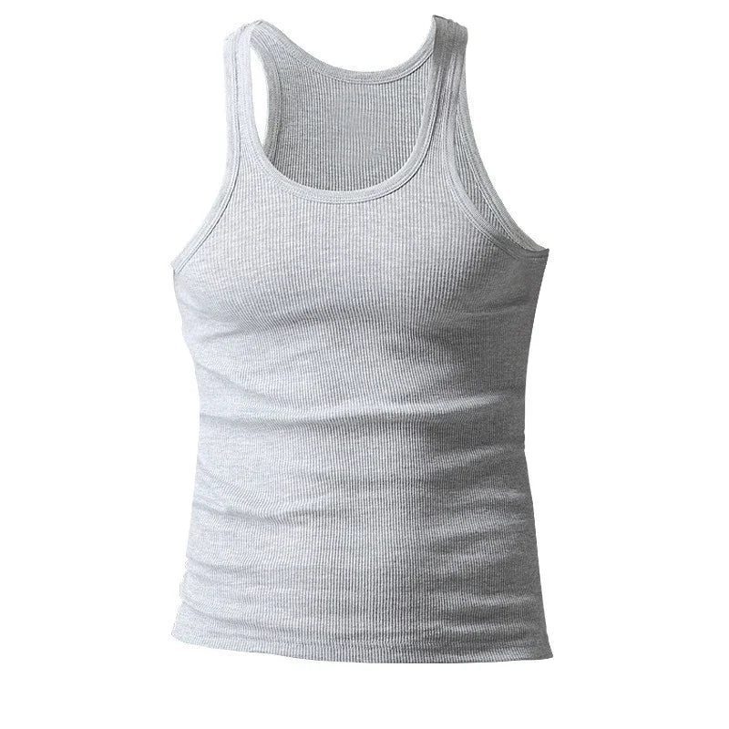 Men's Slim Fit Ribbed Tank Top