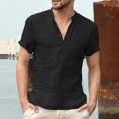 Men's Casual Short Sleeve Pocket T-Shirt