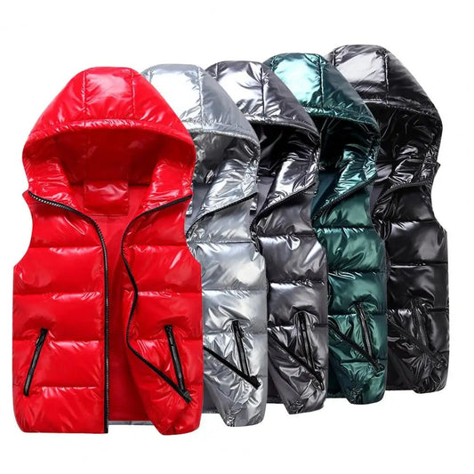 Women Quilted Cotton Padded Winter Vest