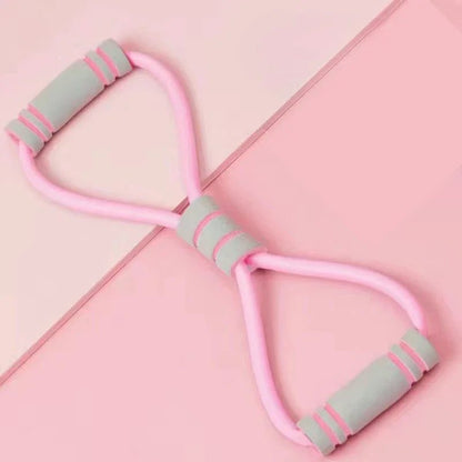 Elastic Resistance Bands for Home Fitness Workouts