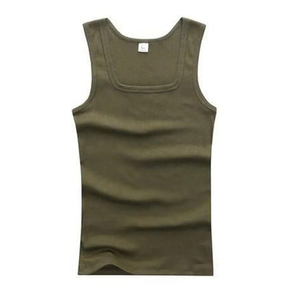 Men's Ribbed Tank Top for Summer Fitness