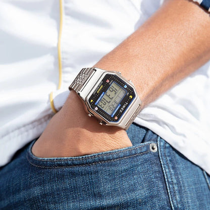Classic Unisex Digital Watch Grey Dial Gift