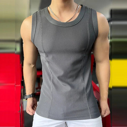 Men's Slim Fit Ribbed Tank Tops Summer